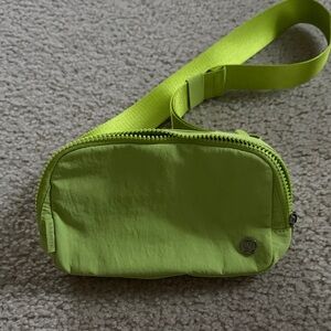 Lululemon Neon Lime Crossbody Belt Bag